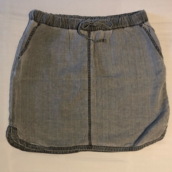 Caslon gray linen skirt - Picture 1 of 3